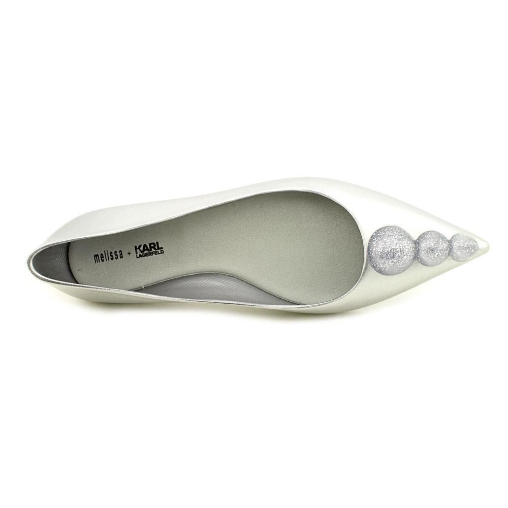 Melissa Glam+ Karl Lagerfield, Silver Flats 40